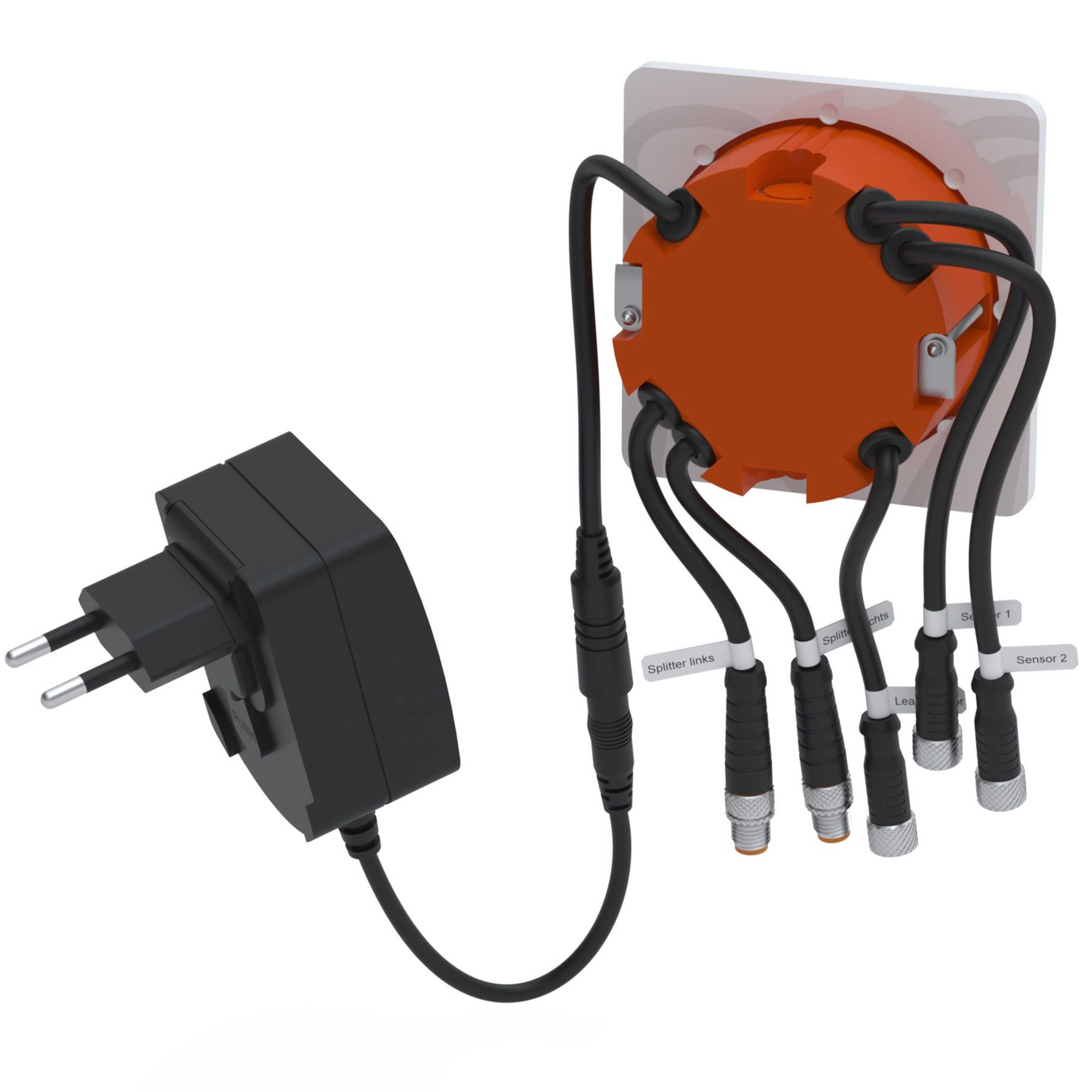 b.safe Mini-Display Leak-Sensor (L 85 x H 85 x T 37 mm ) (div. )