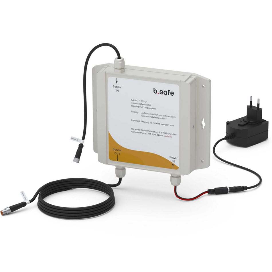 b.safe Isolated Amplifier (1-Kanal, 200 x 200 x 40 mm ) (ABS )