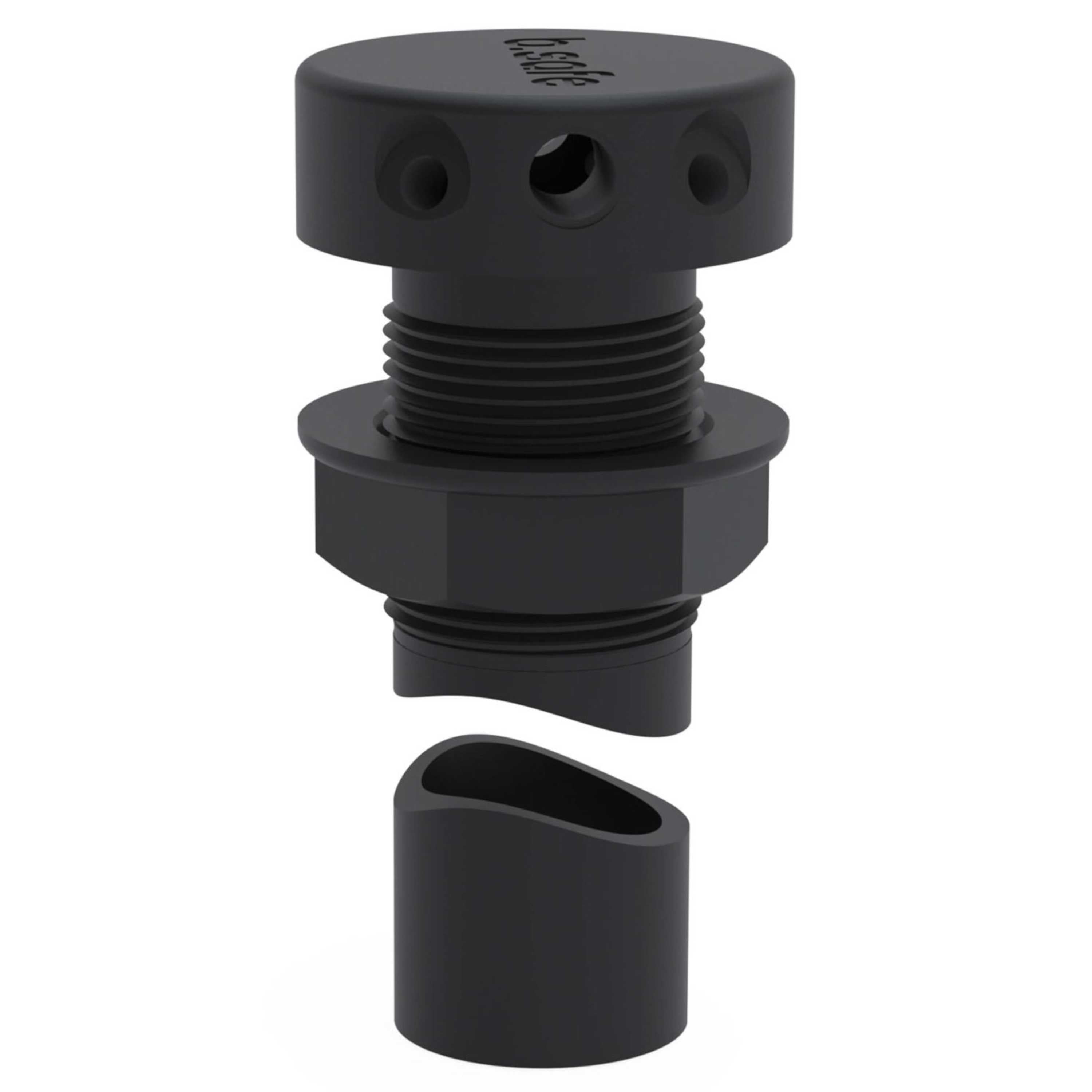 b.safe Starter Set Multiport II for Waste Pipes (4x UNF 1/4", 2x NPT 1/8 ) (PE-EX )