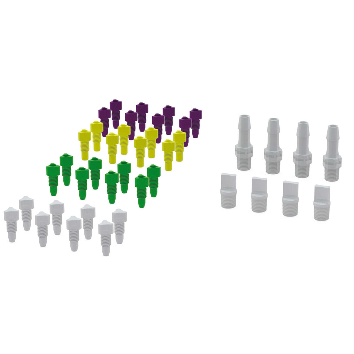 b.safe Starter Set Multiport IV for Waste Pipes (8x UNF 1/4", 4x NPT 1/8" ) (PE-EX )