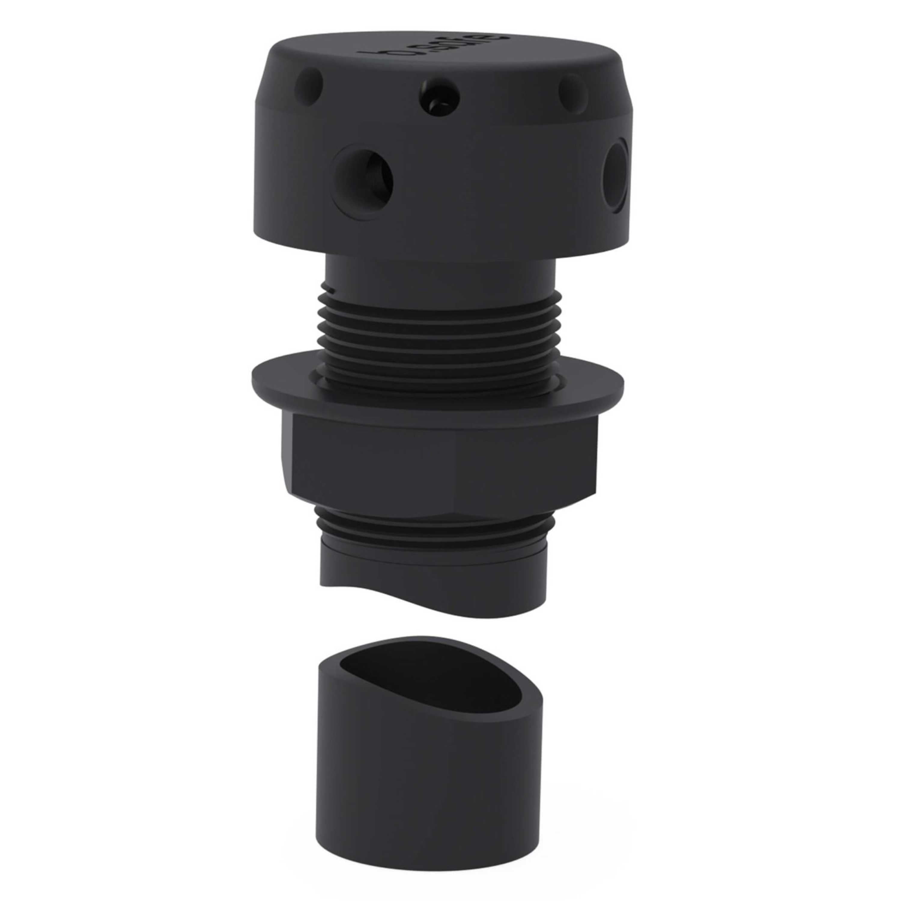 b.safe Starter Set Multiport IV for Waste Pipes (8x UNF 1/4", 4x NPT 1/8" ) (PE-EX )