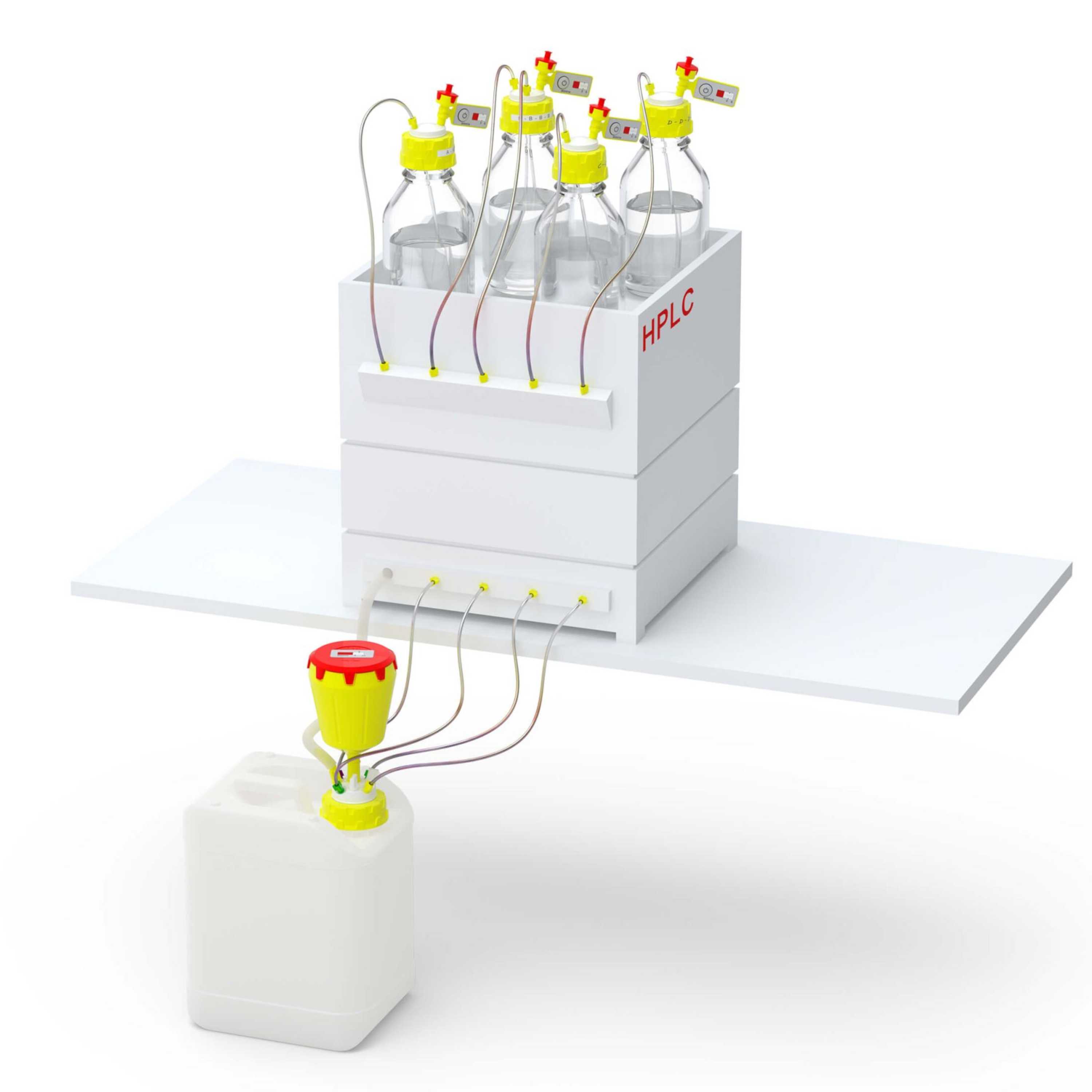 b.safe HPLC All-In-One Box (GL45, S55 ) (PTFE/PP/PE )