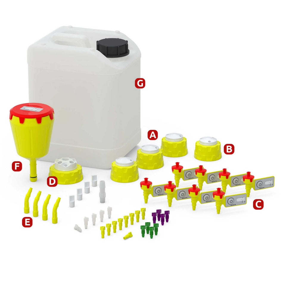 b.safe HPLC All-In-One Box (GL45, S55 ) (PTFE/PP/PE )
