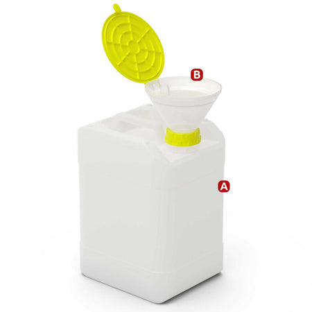 b.safe Disposal Set Funnel (S 55 - Ø 130 mm, 10 l ) (PE-HD, PP )