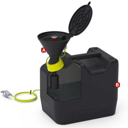 b.safe Funnel Control Set (S 60 - Ø 130 mm, 10 l ) (PE-EX, PP-GF )