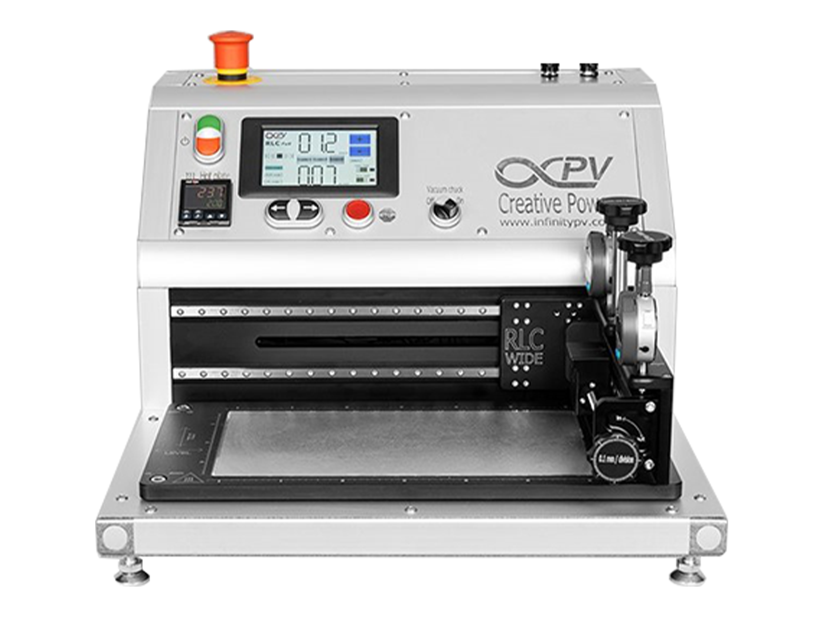 InfinityPV Standard Research Laboratory Coater (Coating area: 100 mm x 280 mm) - MSE Supplies LLC