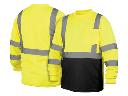 PYRAMEX T-Shirt RLTS31B Series Working T-Shirts, PK of 12 - MSE Supplies LLC