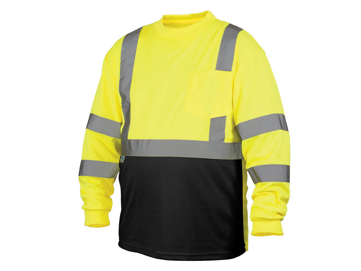 PYRAMEX T-Shirt RLTS31B Series Working T-Shirts, PK of 12 - MSE Supplies LLC