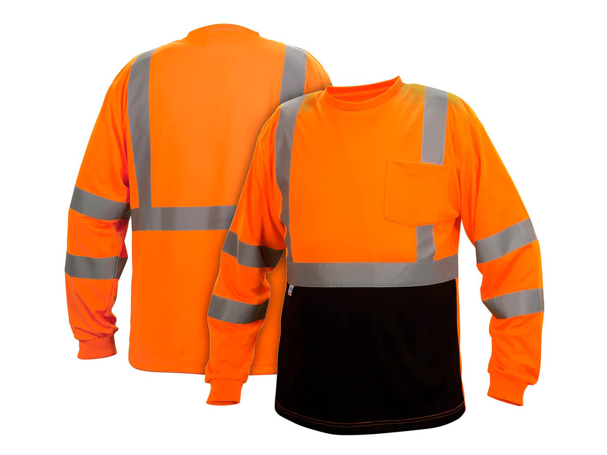 PYRAMEX T-Shirt RLTS31B Series Working T-Shirts, PK of 12 - MSE Supplies LLC