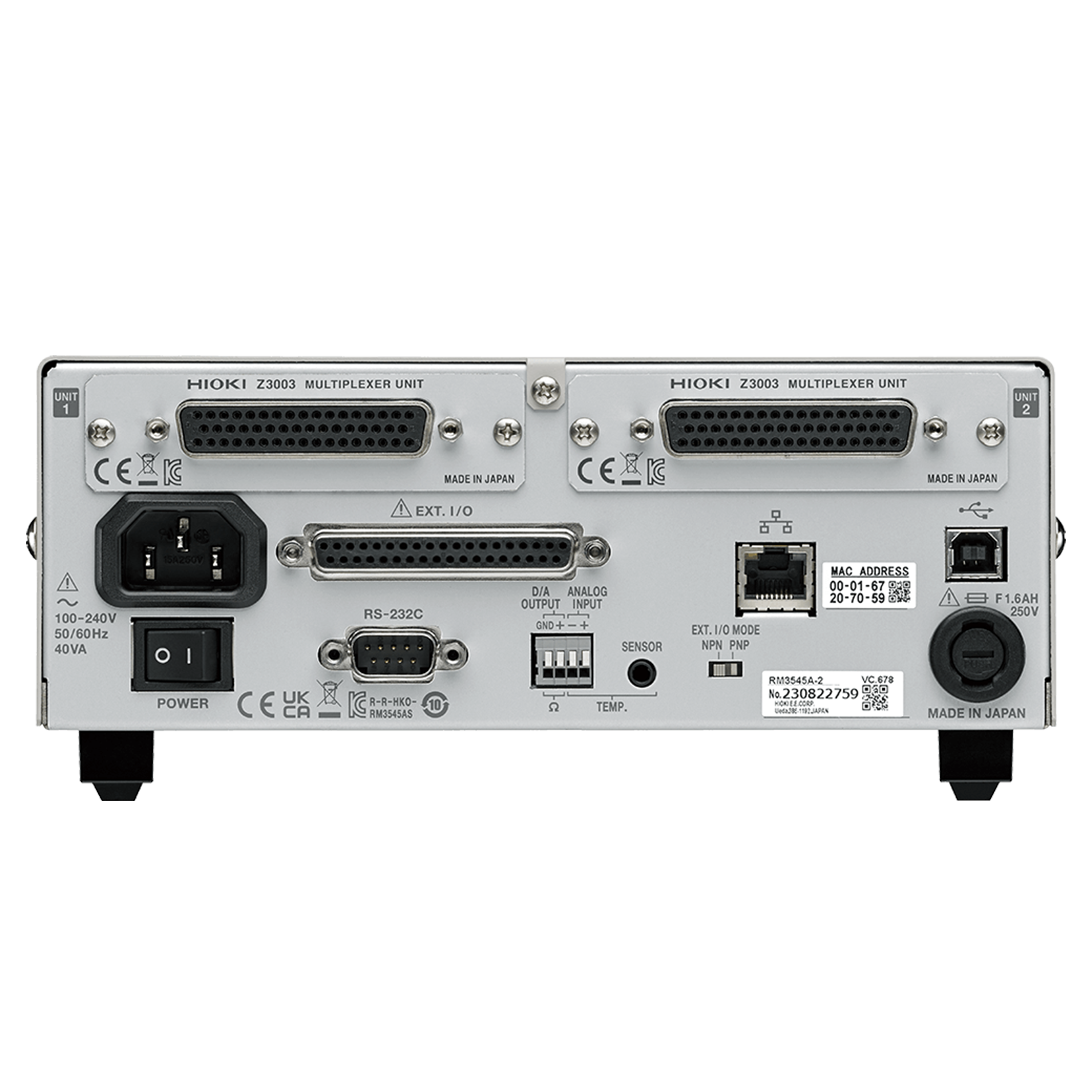 Hioki Resistance Meter RM3545A - Battery Equipment - Hioki USA - MSE Supplies