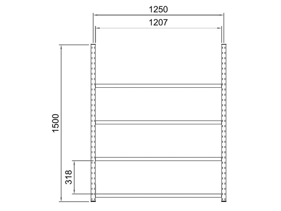 Ecosafe Retention Rack for 790+2F (4 Levels) - MSE Supplies LLC