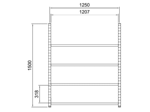 Ecosafe Retention Rack for 790+2F (4 Levels) - MSE Supplies LLC