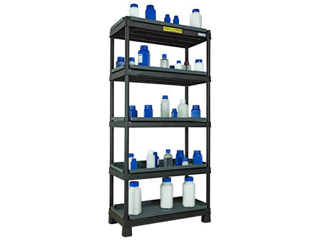 Ecosafe Safety Shelving Built in HDPE - 5 Shelves - MSE Supplies LLC