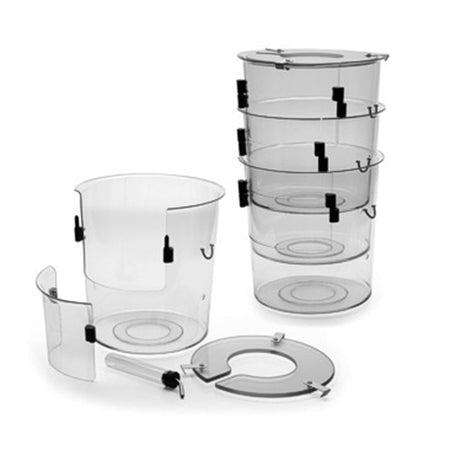 BASi Rat Accessory Kit with Stackable Cage - Animal Studies - BASi - MSE Supplies