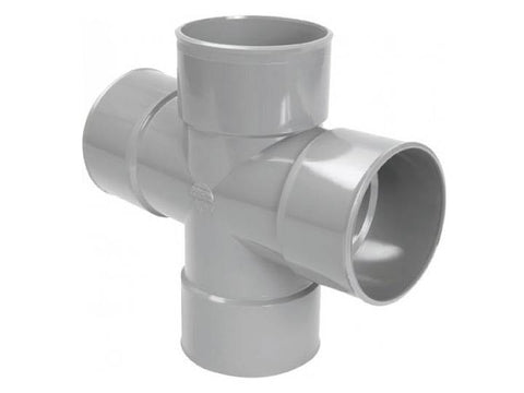 Ecosafe PVC Cross - Diameter 100 MM - MSE Supplies LLC