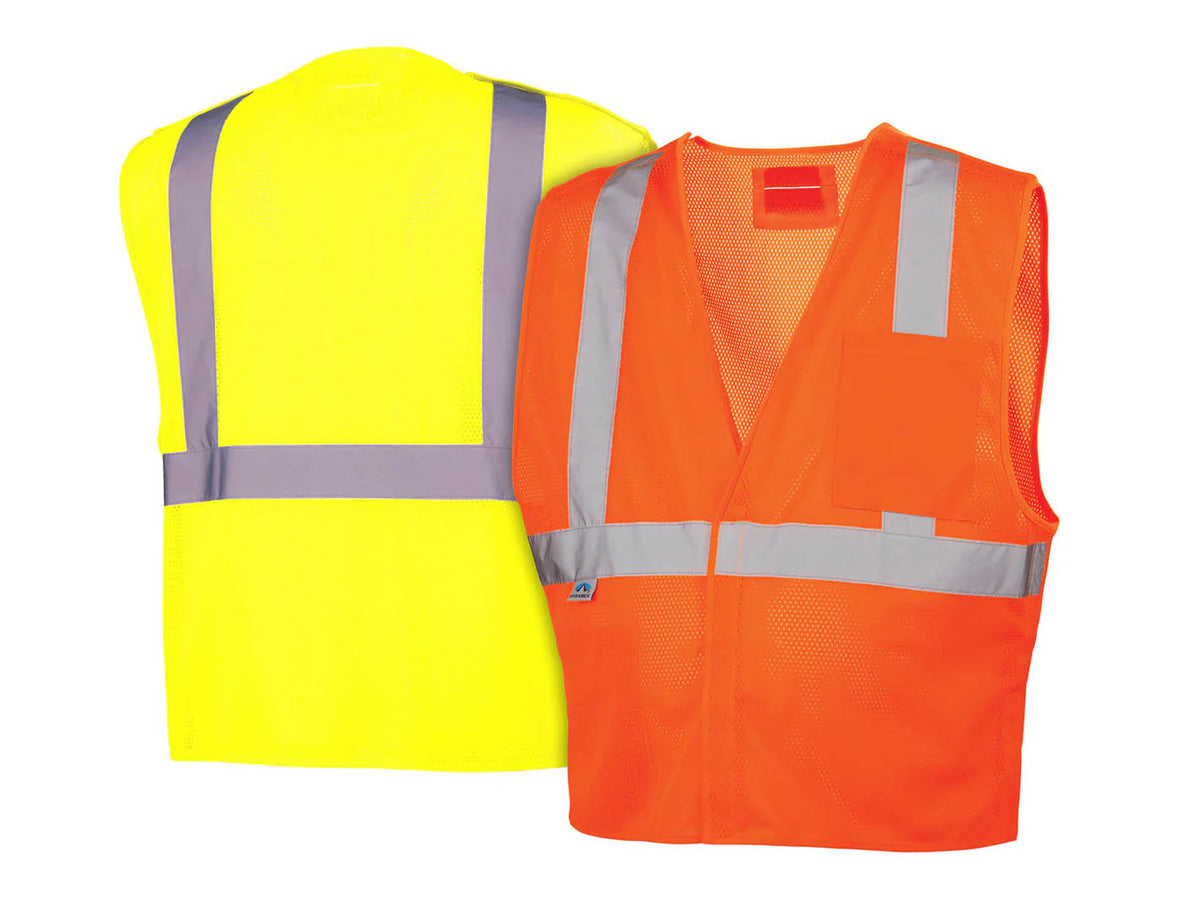 PYRAMEX Vests RVHL25 Series Working Vests, PK of 12 - MSE Supplies LLC
