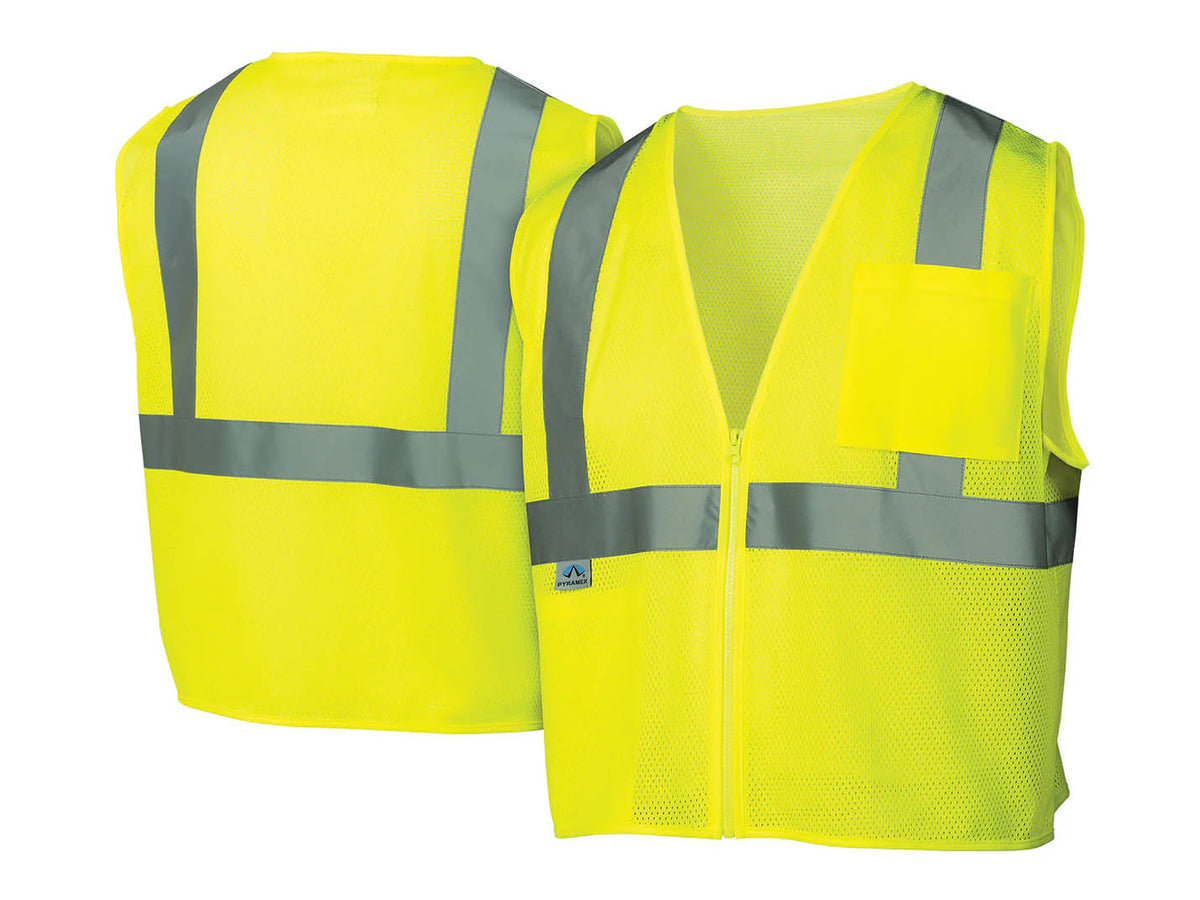 PYRAMEX Vests RVZ21 Series Working Vests, PK of 12 - MSE Supplies LLC