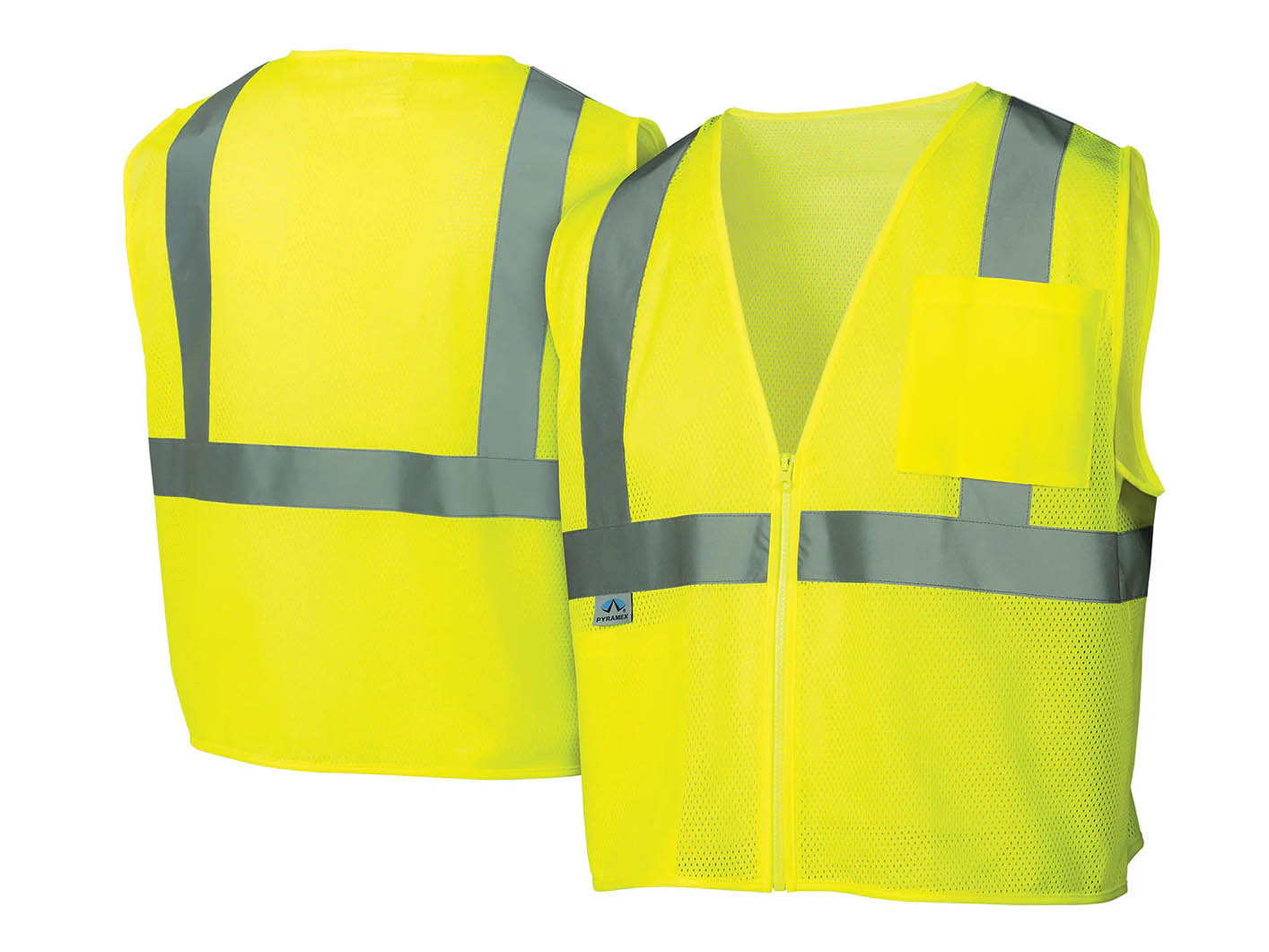 PYRAMEX Vests RVZ21SE Series Working Vests, PK of 12 - MSE Supplies LLC