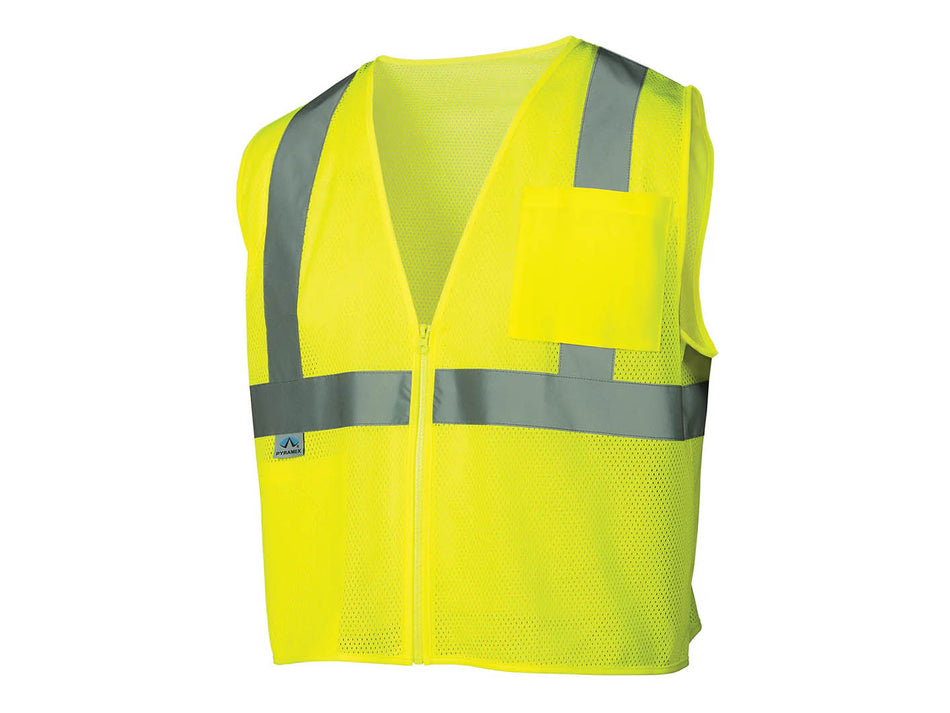 PYRAMEX Vests RVZ21SE Series Working Vests, PK of 12 - MSE Supplies LLC