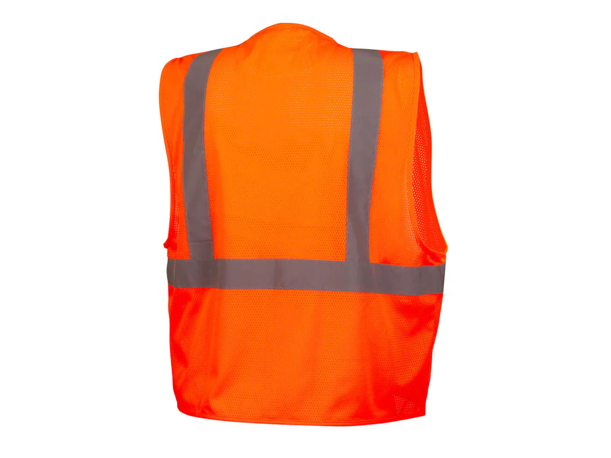 PYRAMEX Vests RVZ21CP Series Working Vests, PK of 12 - MSE Supplies LLC