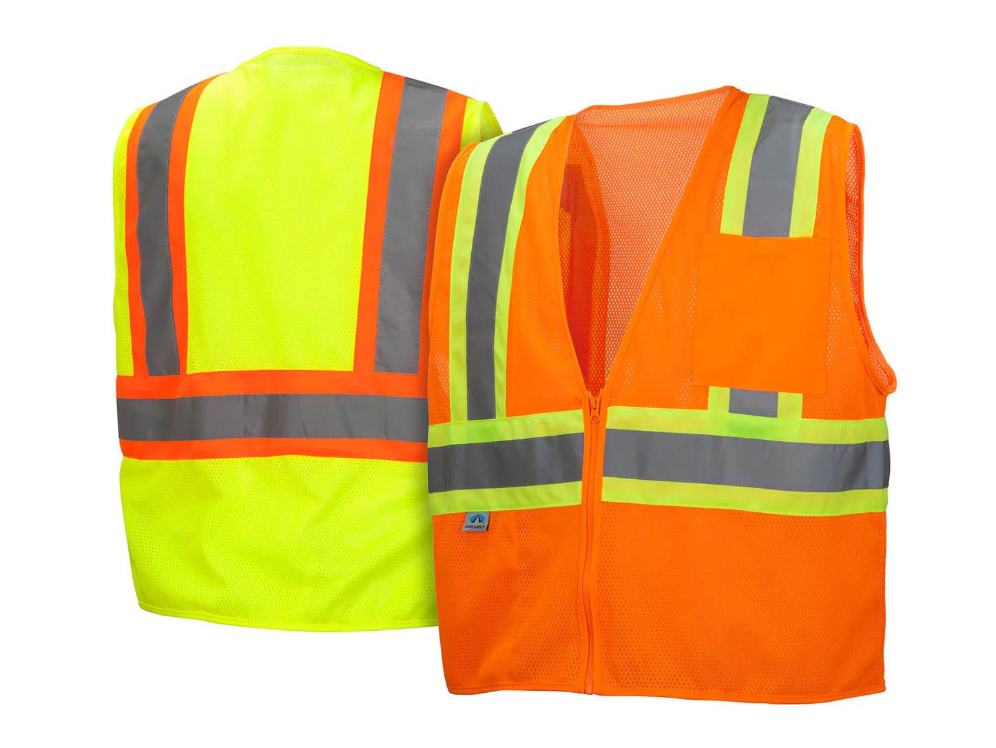 PYRAMEX Vests RVZ22SE Series Working Vests, PK of 12 - MSE Supplies LLC