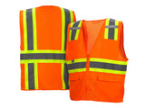 PYRAMEX Vests RVZ23 Series Working Vests, PK of 12 - MSE Supplies LLC