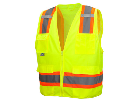 PYRAMEX Vests RVZ24 Series Working Vests, PK of 12 - MSE Supplies LLC