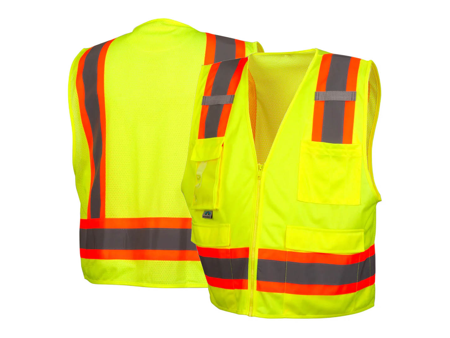 PYRAMEX Vests RVZ24CP Series Working Vests, PK of 12 - MSE Supplies LLC