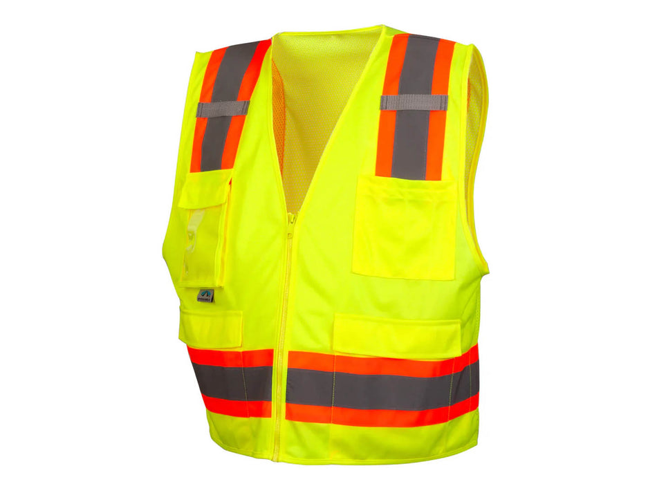 PYRAMEX Vests RVZ24CP Series Working Vests, PK of 12 - MSE Supplies LLC
