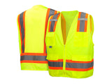 PYRAMEX Vests RVZ24SE Series Working Vests, PK of 12 - MSE Supplies LLC