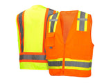 PYRAMEX Vests RVZ24SE Series Working Vests, PK of 12 - MSE Supplies LLC