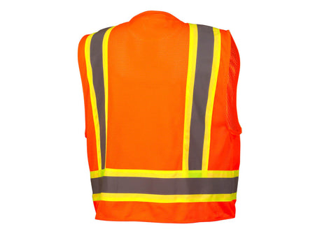 PYRAMEX Vests RVZ24 Series Working Vests, PK of 12 - MSE Supplies LLC