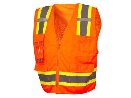PYRAMEX Vests RVZ24CP Series Working Vests, PK of 12 - MSE Supplies LLC