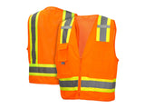 PYRAMEX Vests RVZ24SE Series Working Vests, PK of 12 - MSE Supplies LLC