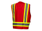 PYRAMEX Vests RVZ24CP Series Working Vests, PK of 12 - MSE Supplies LLC