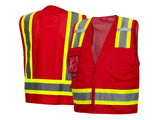 PYRAMEX Vests RVZ24CP Series Working Vests, PK of 12 - MSE Supplies LLC
