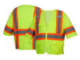 PYRAMEX Vests RVZ36 Series Working Vests, PK of 12 - MSE Supplies LLC