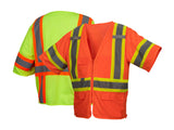 PYRAMEX Vests RVZ36 Series Working Vests, PK of 12 - MSE Supplies LLC