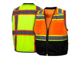 PYRAMEX Vests RVZ44B Series Working Vests, PK of 12 - MSE Supplies LLC
