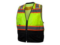 PYRAMEX Vests RVZ44B Series Working Vests, PK of 12 - MSE Supplies LLC