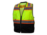 PYRAMEX Vests RVZ44B Series Working Vests, PK of 12 - MSE Supplies LLC
