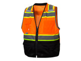 PYRAMEX Vests RVZ44B Series Working Vests, PK of 12 - MSE Supplies LLC