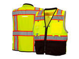 PYRAMEX Vests RVZT44B Series Working Vests, PK of 12 - MSE Supplies LLC