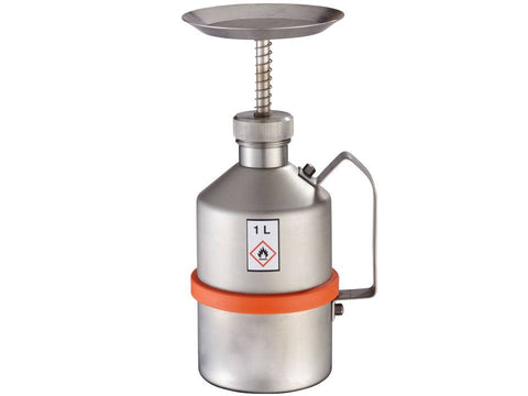 Ecosafe Canister 1L, With Flame Trap - Unpolished - MSE Supplies LLC