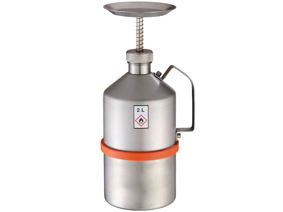 Ecosafe Canister 2L, With Flame Trap - Unpolished - MSE Supplies LLC