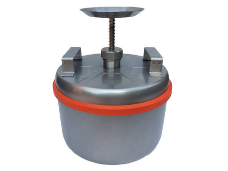 Ecosafe Canister 5L, With Flame Trap - Unpolished - MSE Supplies LLC
