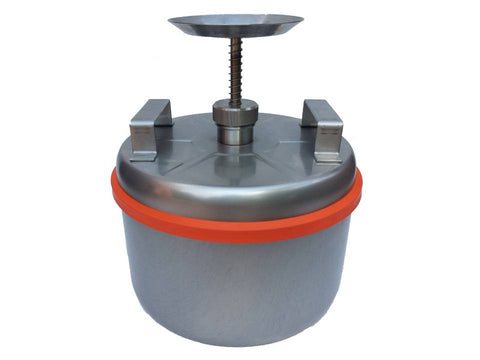 Ecosafe Canister 5L, With Flame Trap - Unpolished - MSE Supplies LLC