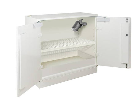 Ecosafe Safety Cabinet Lithium Batteries Counter 2 Doors + EX100LI + E06LI - MSE Supplies LLC