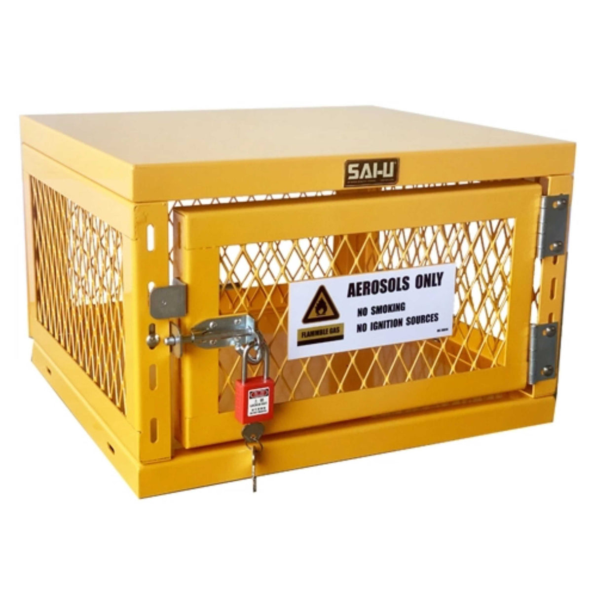 SAI-U® Gas Cylinder Storage Cage (For Storing 42 Aerosal Cans)
