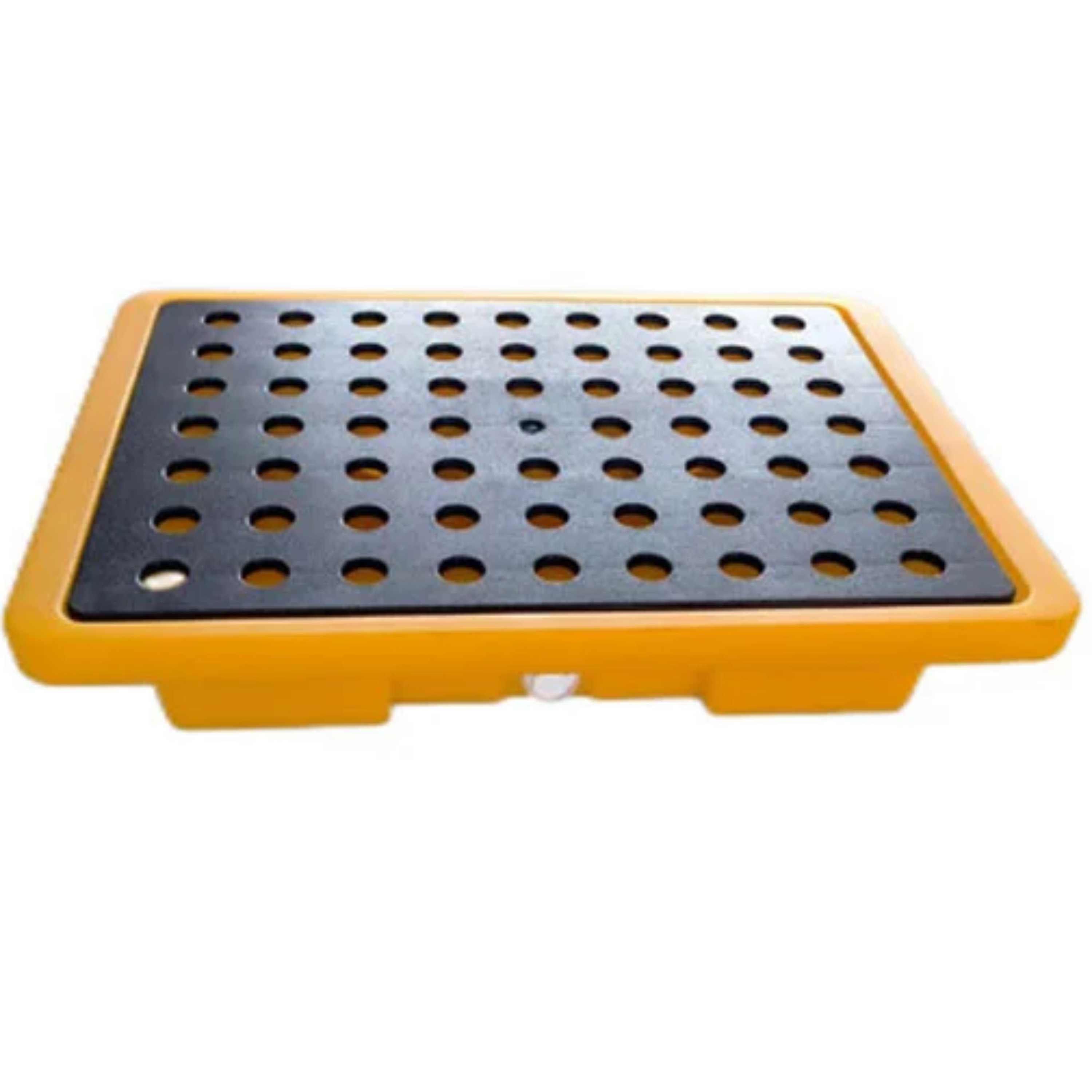 SAI-U® 6 Gallon, Yellow Steel Spill Pallet (Tabletop)